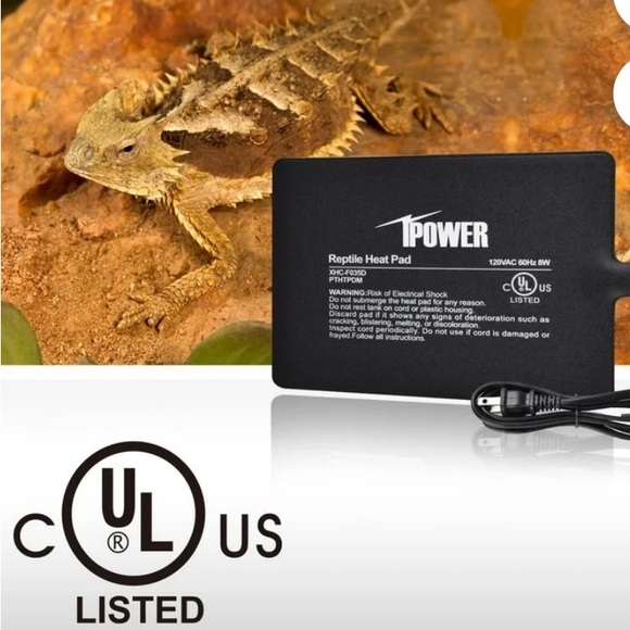 iPower Reptile Heat Pad Under Tank Terrarium Warmer Heating Mat for Reptiles - Picture 4 of 9